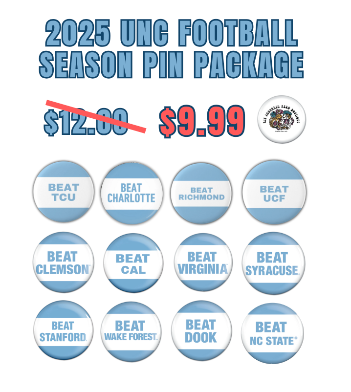 2025 Carolina Football Full Season Pin Package