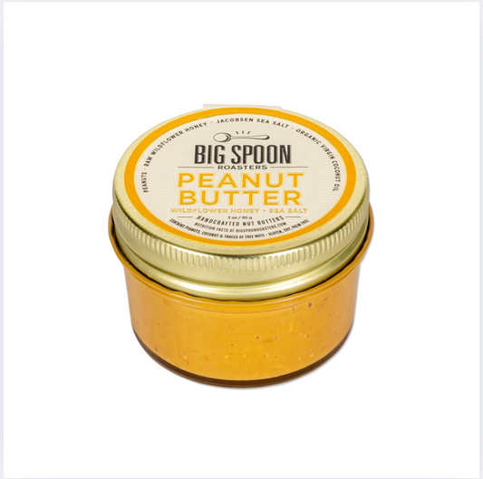 Peanut Butter with Wildflower Honey - 3 oz Jar