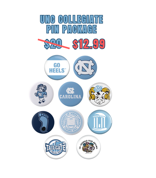 UNC Collegiate Pin Package from Tailgate