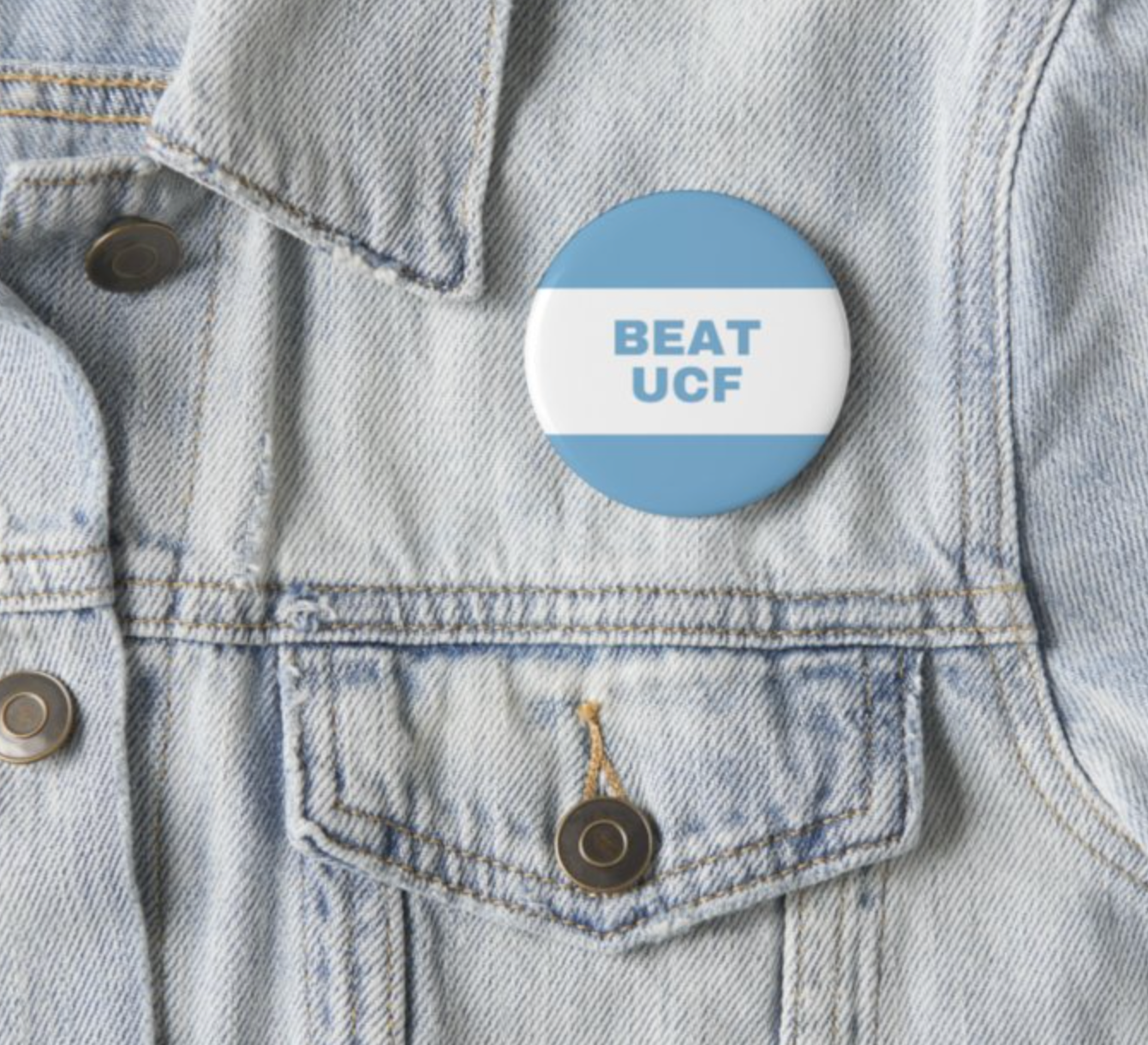 SHB Beat UCF Button Pin for Carolina Fans