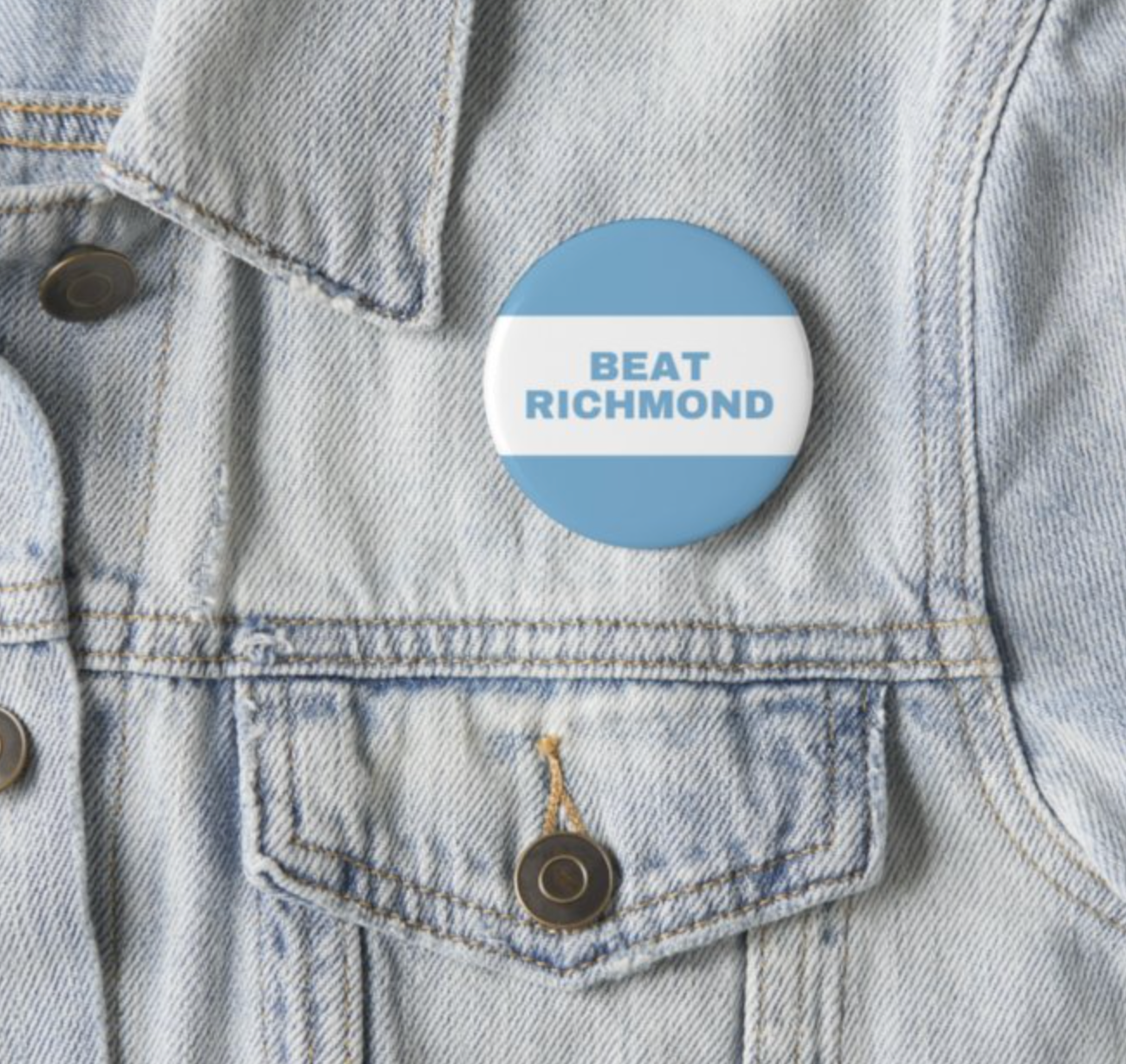 SHB Beat Richmond Button Pin for Carolina Fans