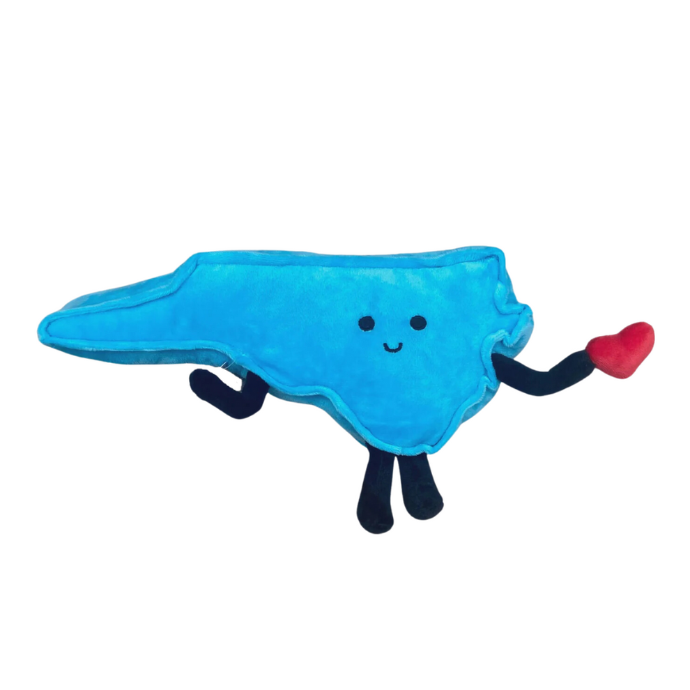 North Carolina Blue State Stuffed Plush Doll – Shrunken Head