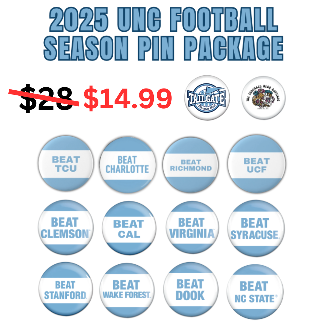 2025 Carolina Football Full Season Pin Package