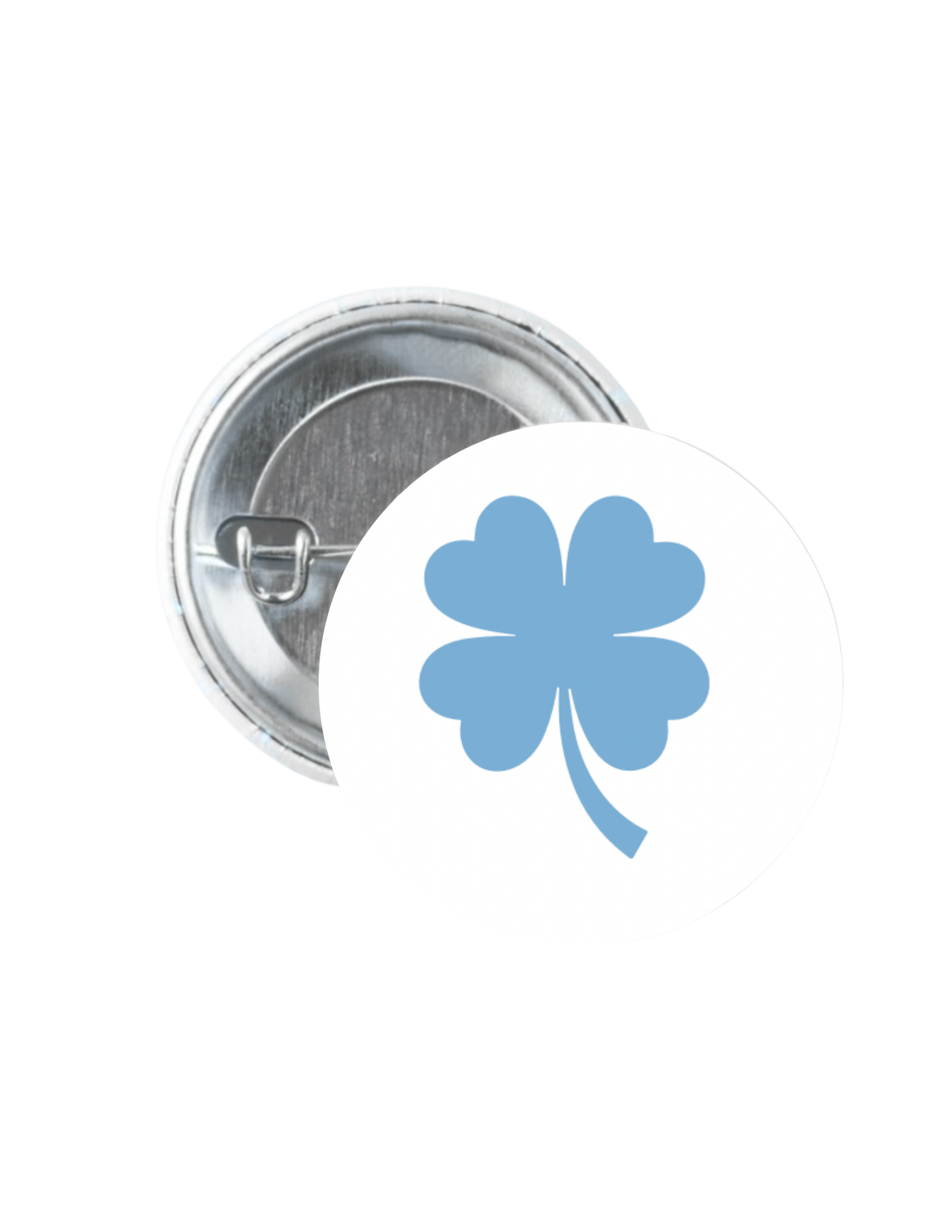 Clover Button Pin 2.25"