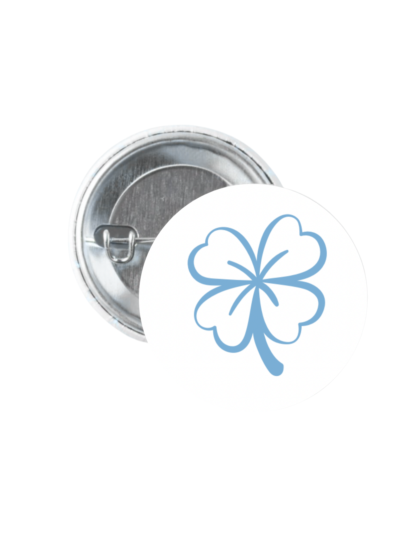 Clover Button Pin 2.25"