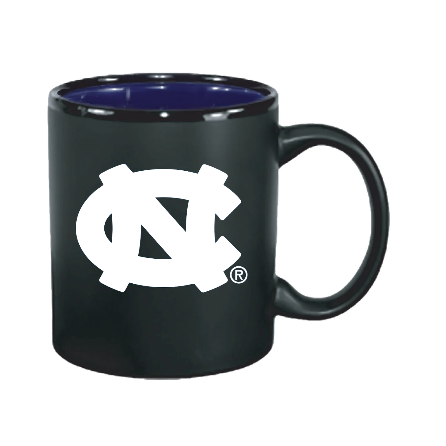 Black UNC Coffee Mug with White Logo 11 oz