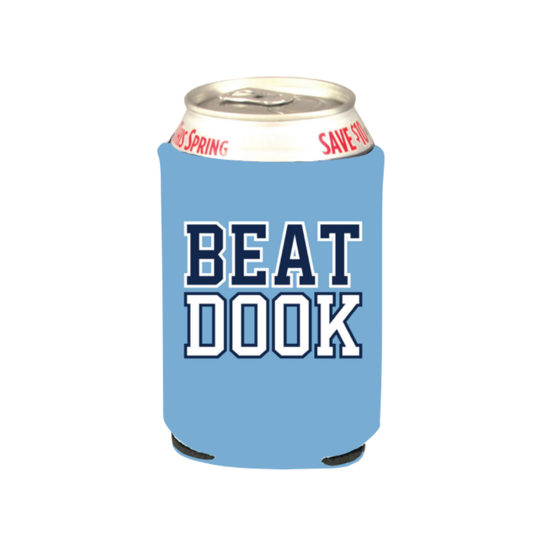 Beat Dook Koozie in Carolina Blue and White by Shrunken Head