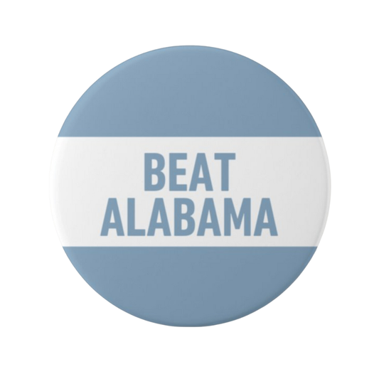 SHB Beat Alabama Button Pin for Carolina Fans