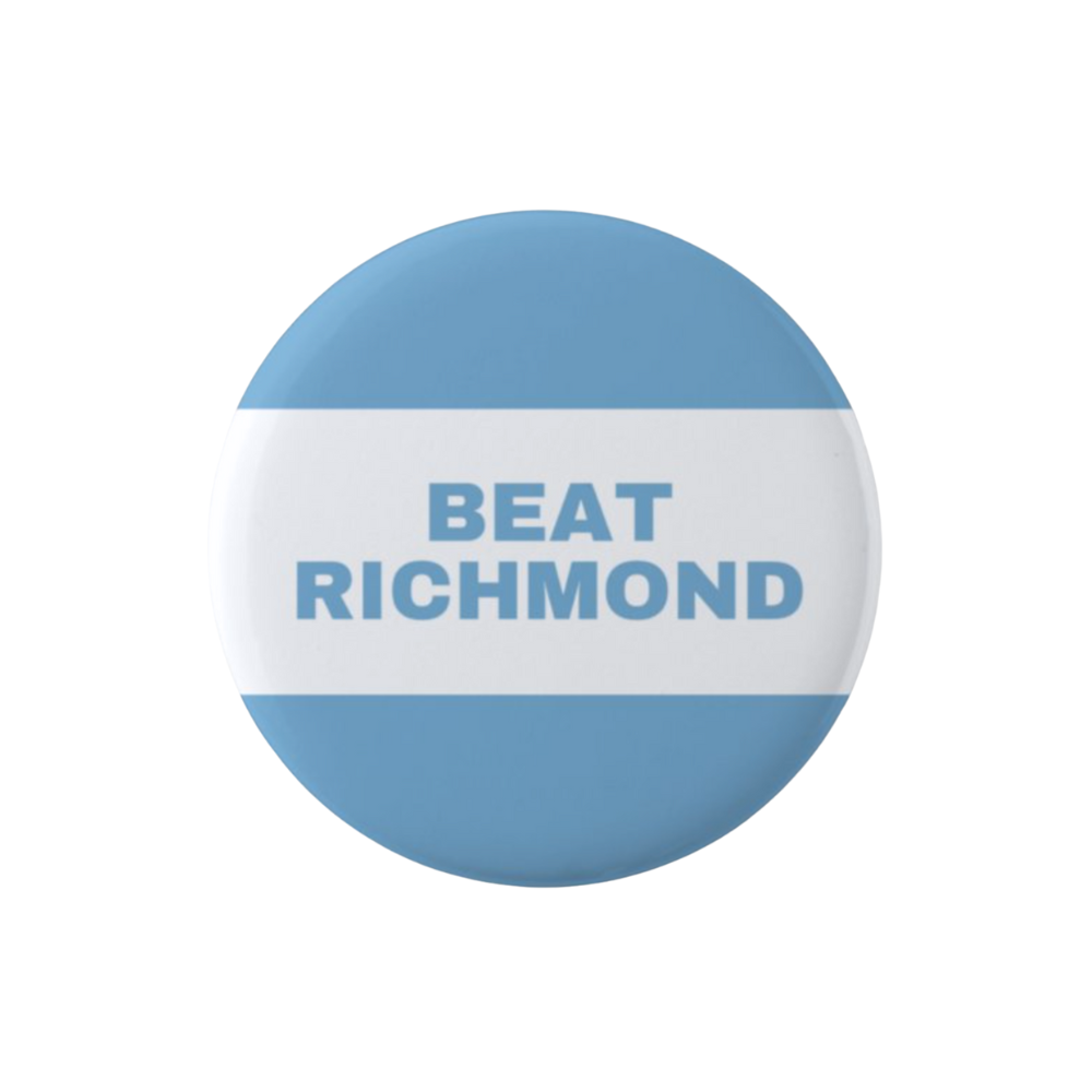 SHB Beat Richmond Button Pin for Carolina Fans