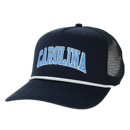 Carolina Tar Heels Navy Roadie Hat with Rope