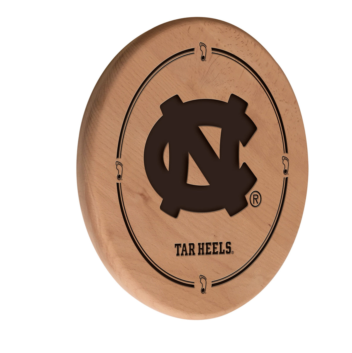 North Carolina Tar Heels Engraved Wood Sign