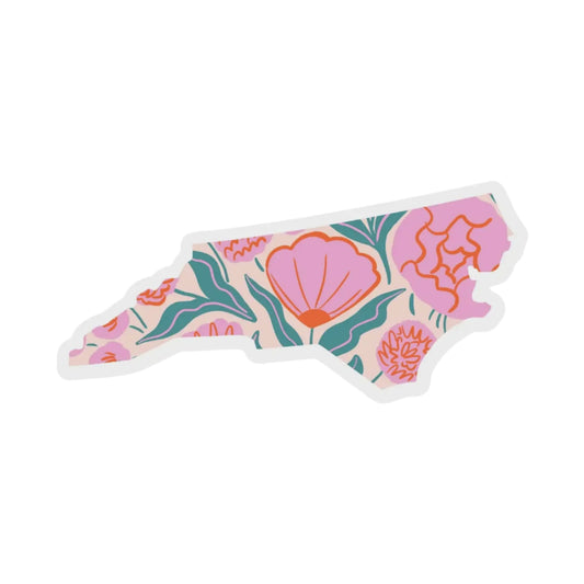 North Carolina Sticker - Elegant Floral
