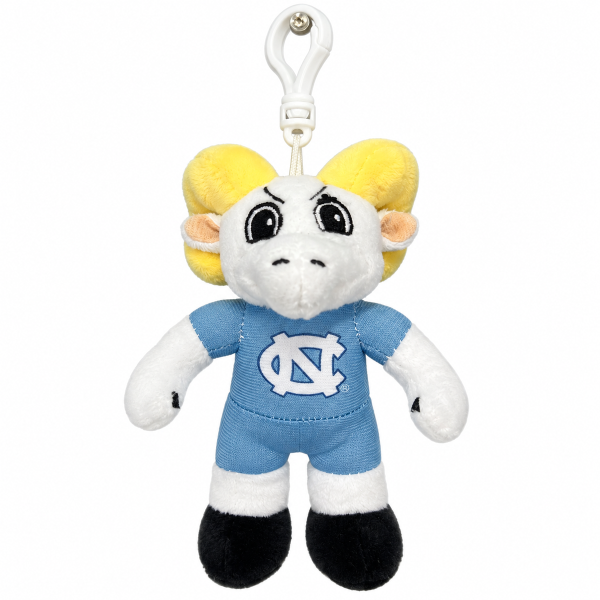 North Carolina Mascot Rameses Plush Keychain