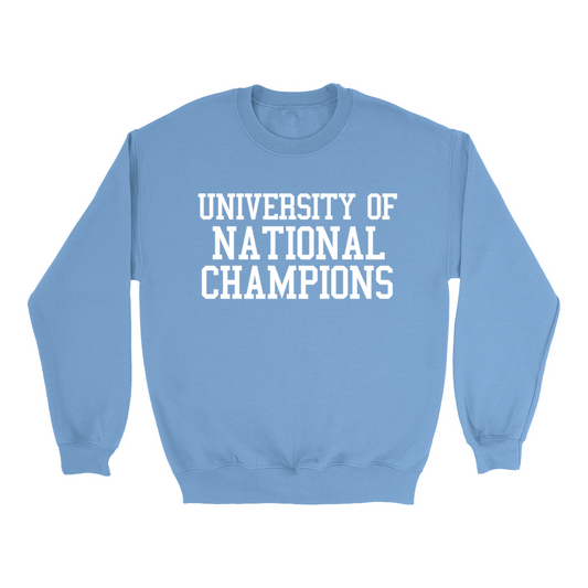 University of National Champions Carolina Blue Adult Sweatshirt