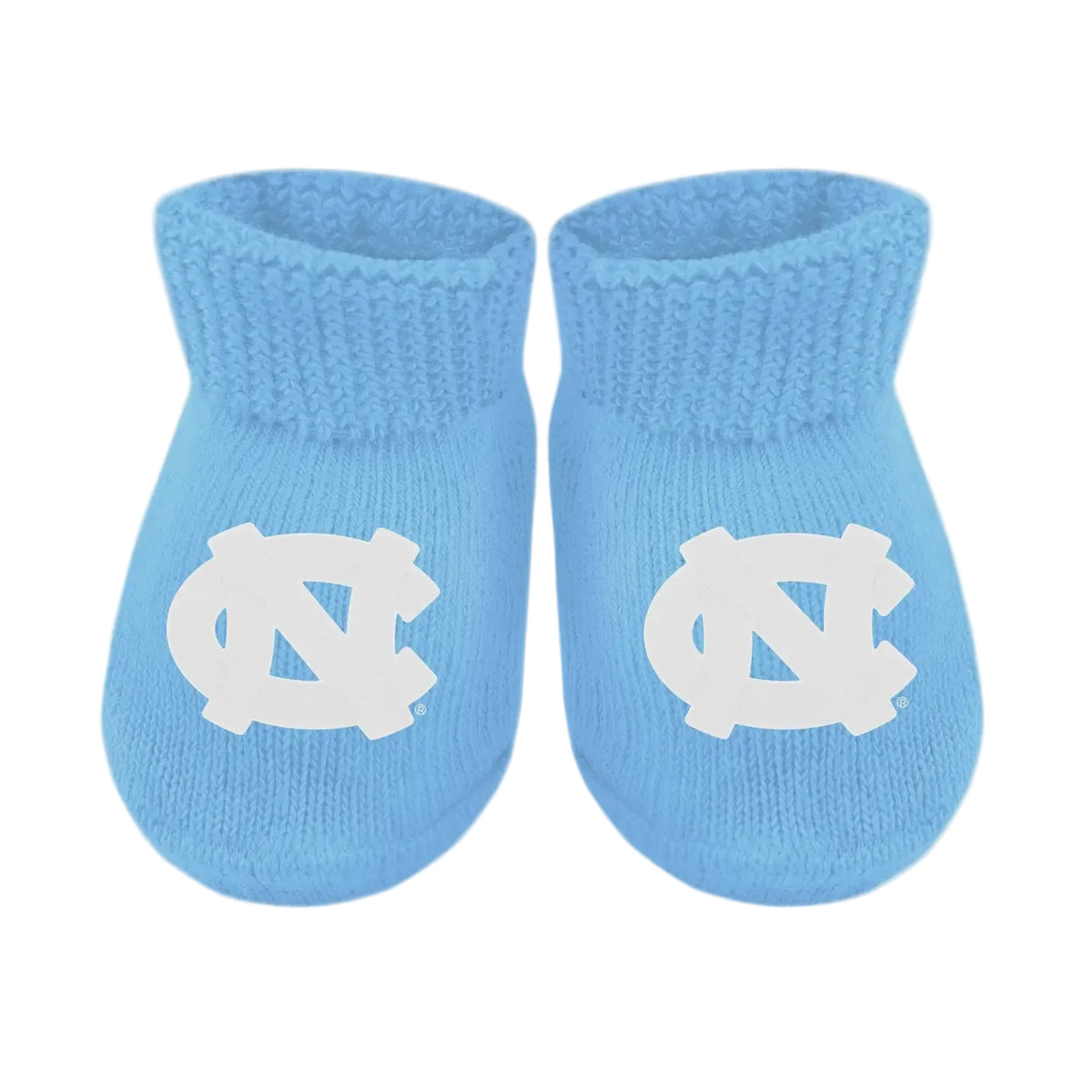 North Carolina Tar Heels Newborn Bootie Sock Carolina Blue