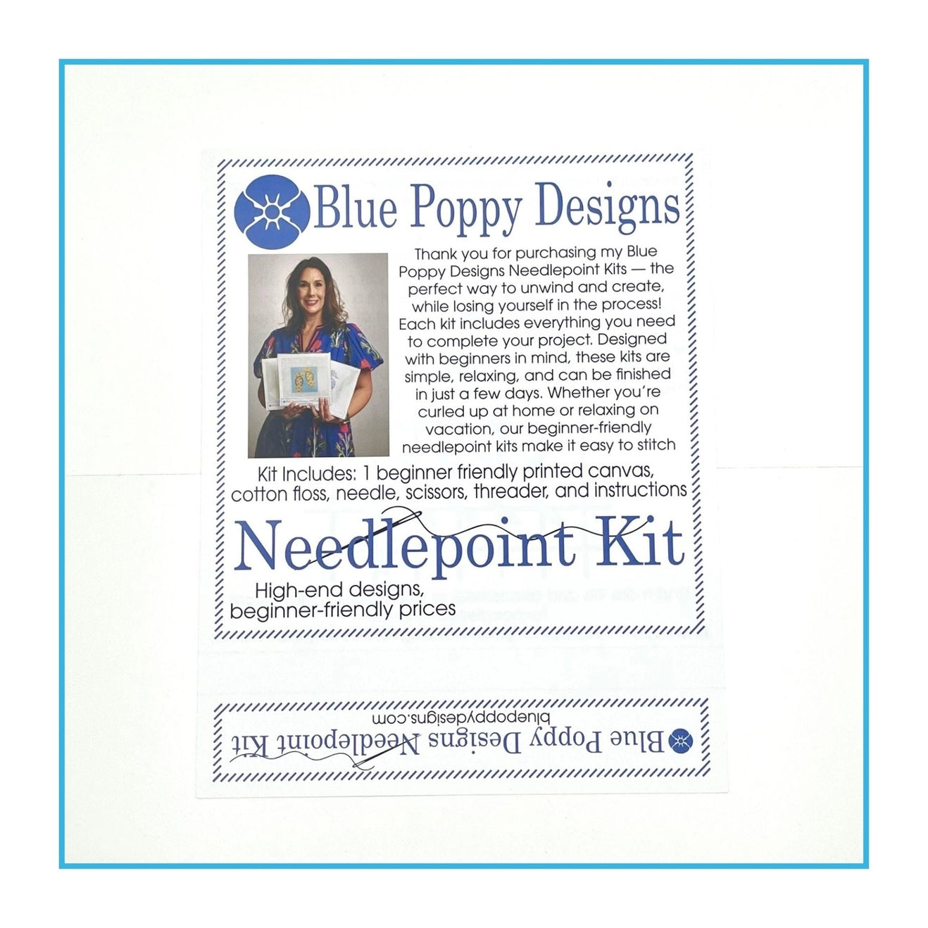 Magnolia Needlepoint Design