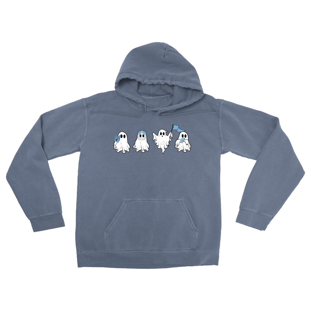 Carolina Fan Ghosts Comfort Colors Adult Hoodie