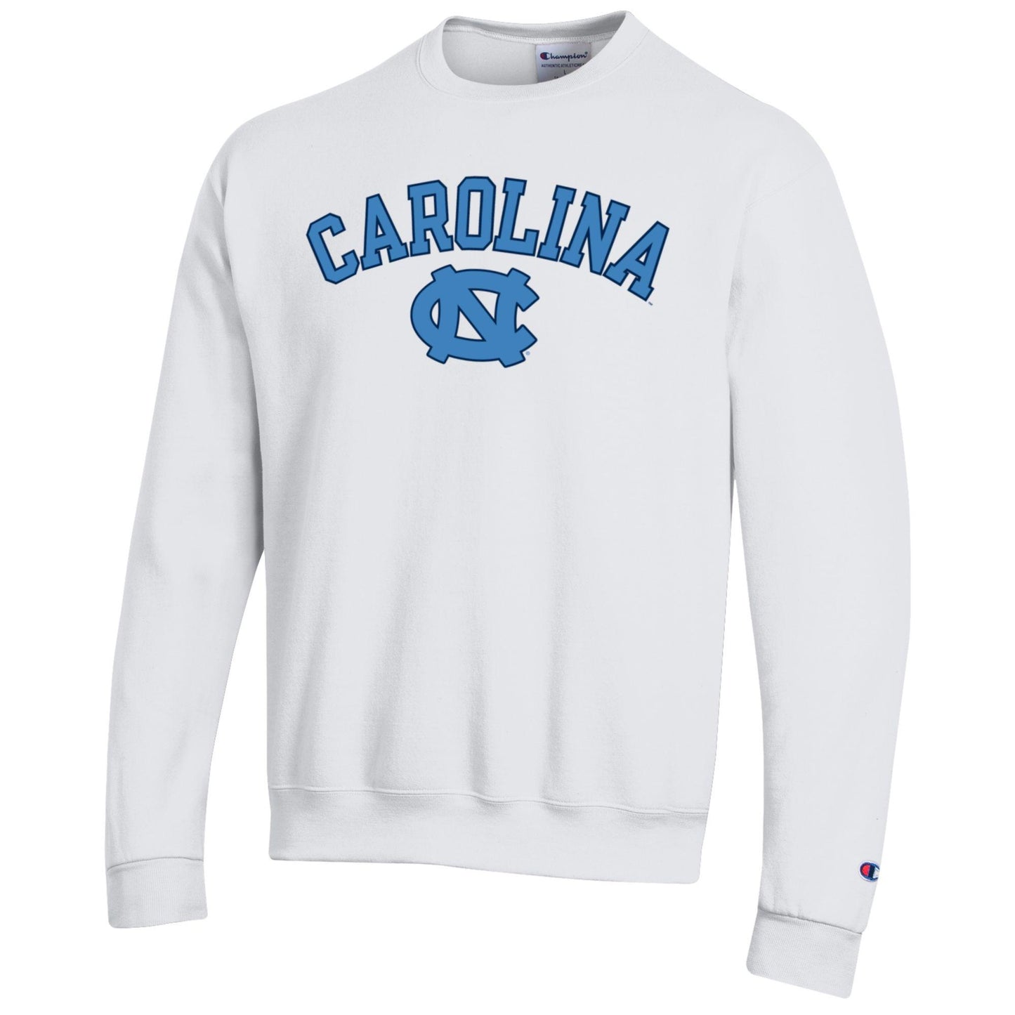 UNC Basic White Crewneck Sweatshirt by Champion