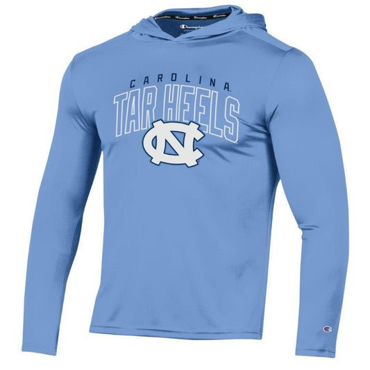 North Carolina Tar Heels Athletic Hooded Long Sleeve in Blue