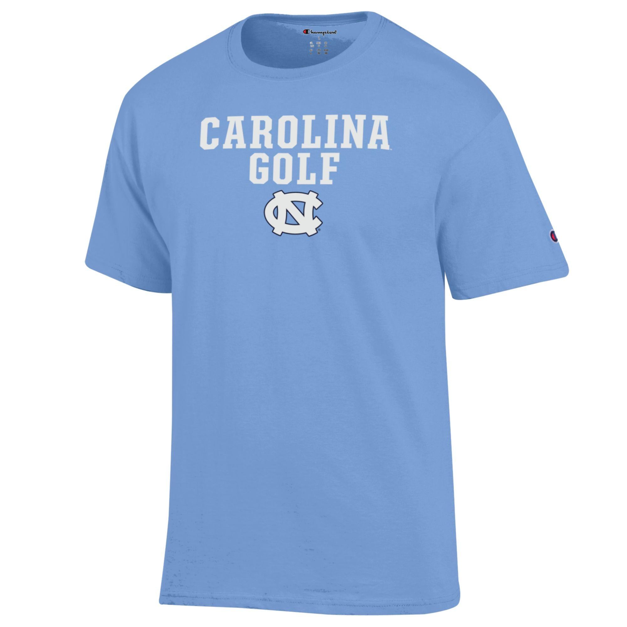 Men s Champion Carolina Blue North Tar Heels Short Sleeve T Shirt Size Small