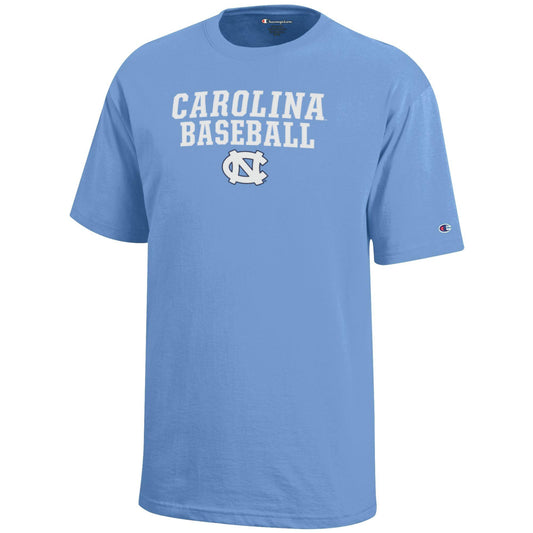 Carolina Blue UNC Baseball Kid's T-Shirt by Champion