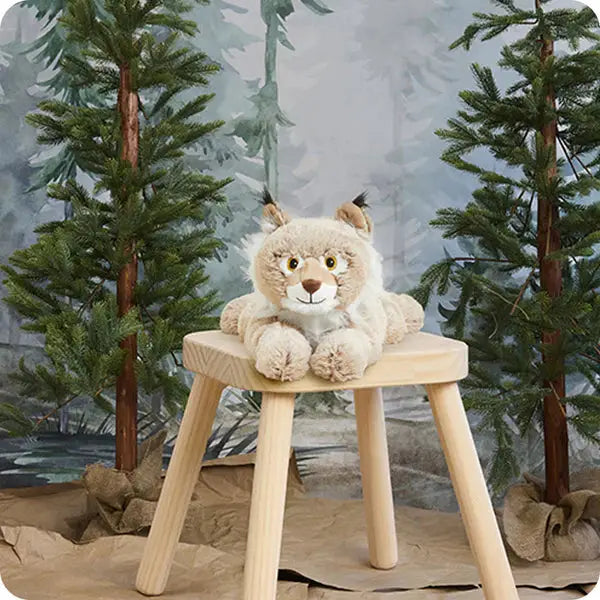 Bobcat Warmies Stuffed Animal Large Lavendar Scented