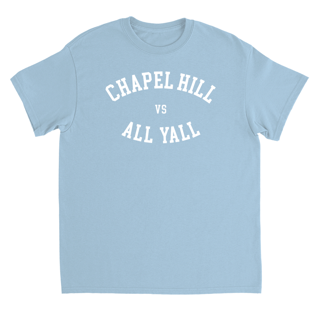 Chapel Hill vs All Yall Light Blue Kid's T-Shirt