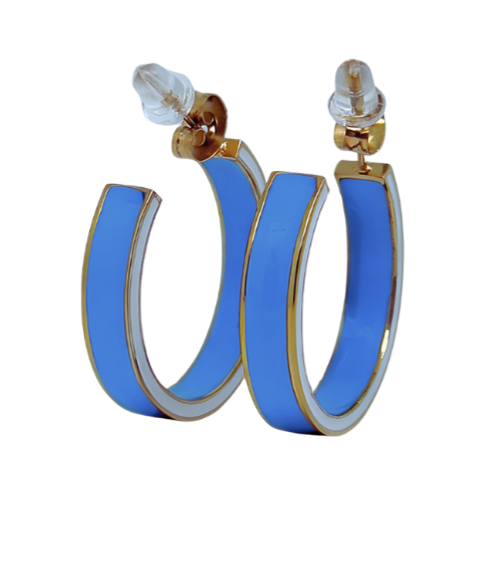University of North Carolina Enamel Game Day Hoops