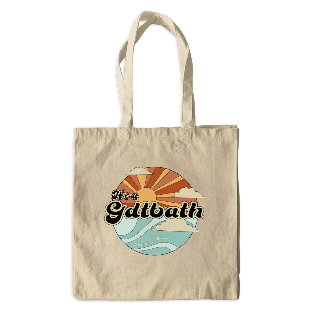 Good Day to Be A Tar Heel Sunset Canvas Tote Bag