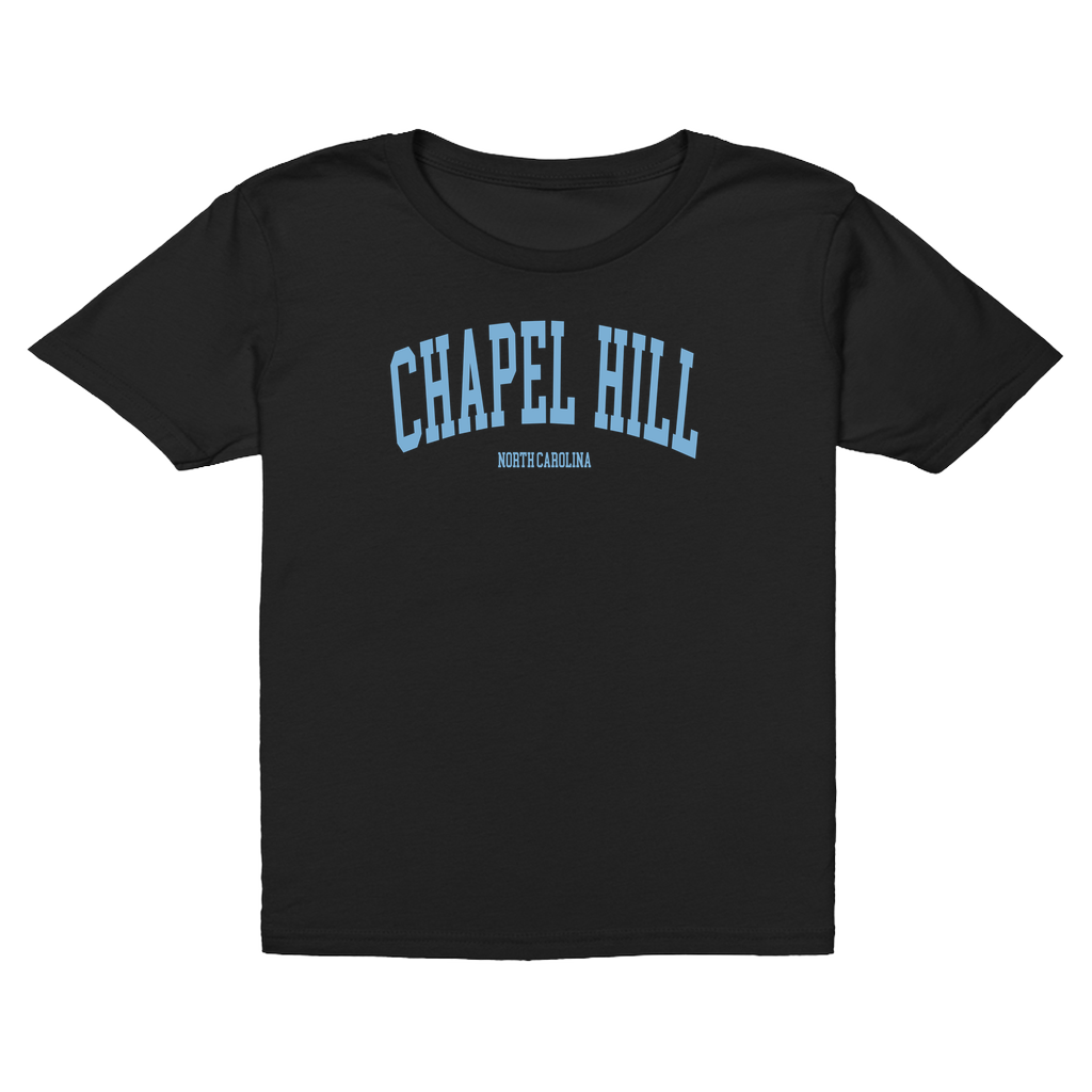 Chapel Hill North Carolina Classic Black Kid's T-Shirt