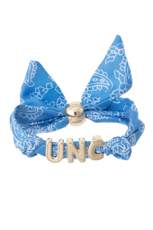 North Carolina Tarheels Bandana Slider Bracelet - Main View - Canvas Style