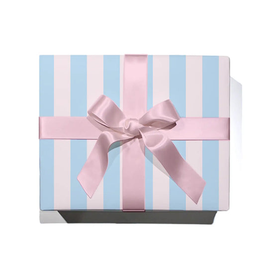 Pastel Blue/Blush Wrapping Paper - Roll of 3 Sheets