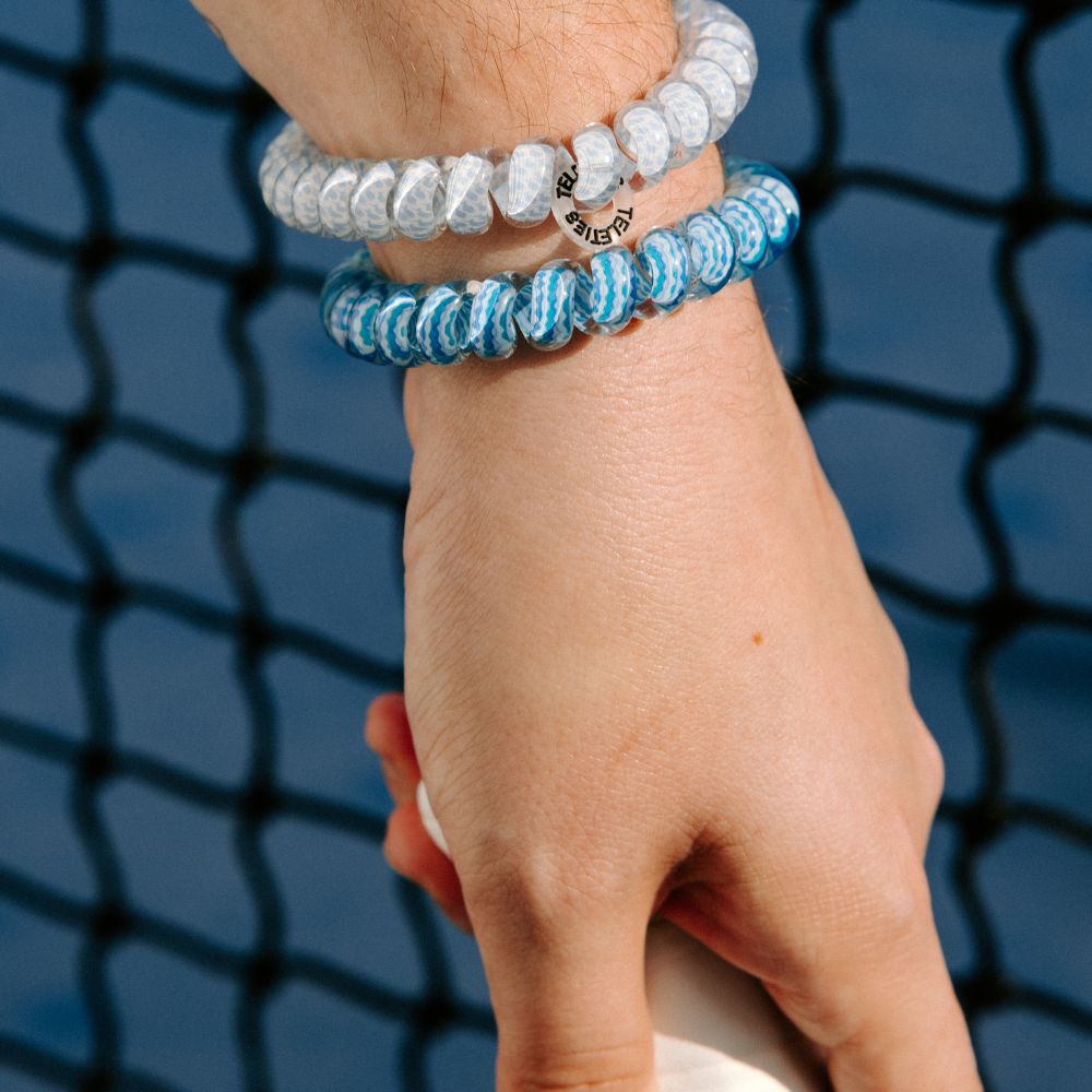 TELETIES Summer Sky Large Corded Hair Ties - 3