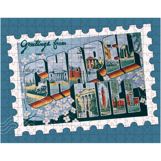 Chapel Hill North Carolina Mural Stamp Puzzle