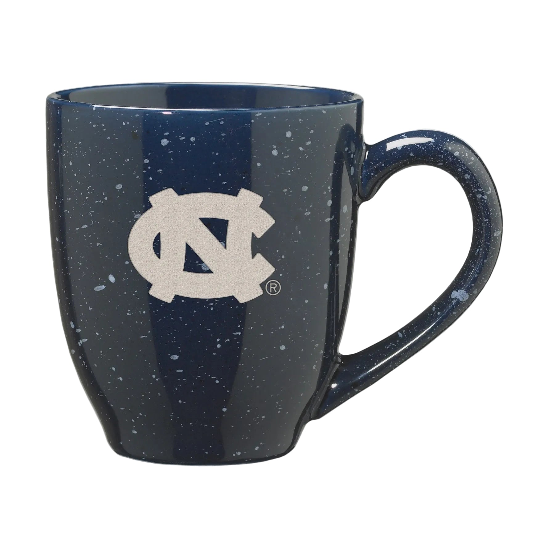 North Carolina Tar Heels 16oz Engraved Navy Ceramic Mug - Main View - Rico Industries