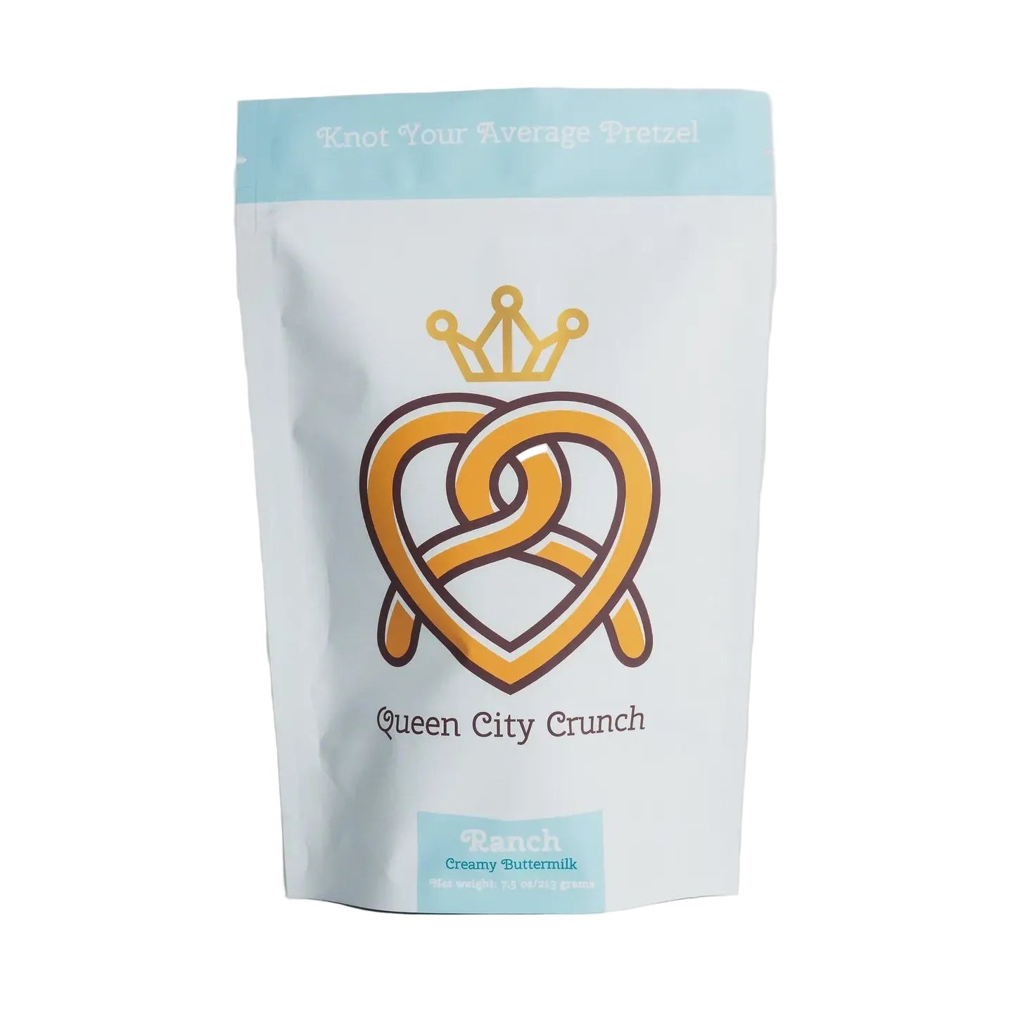 Ranch Pretzel Snack Bag by Queen City Crunch
