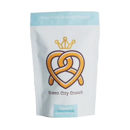 Ranch Pretzel Snack Bag by Queen City Crunch
