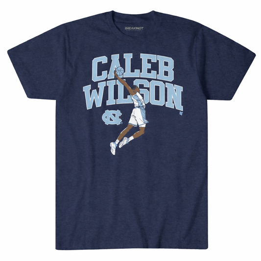 Carolina Tar Heels Basketball Caleb Wilson NIL T-Shirt