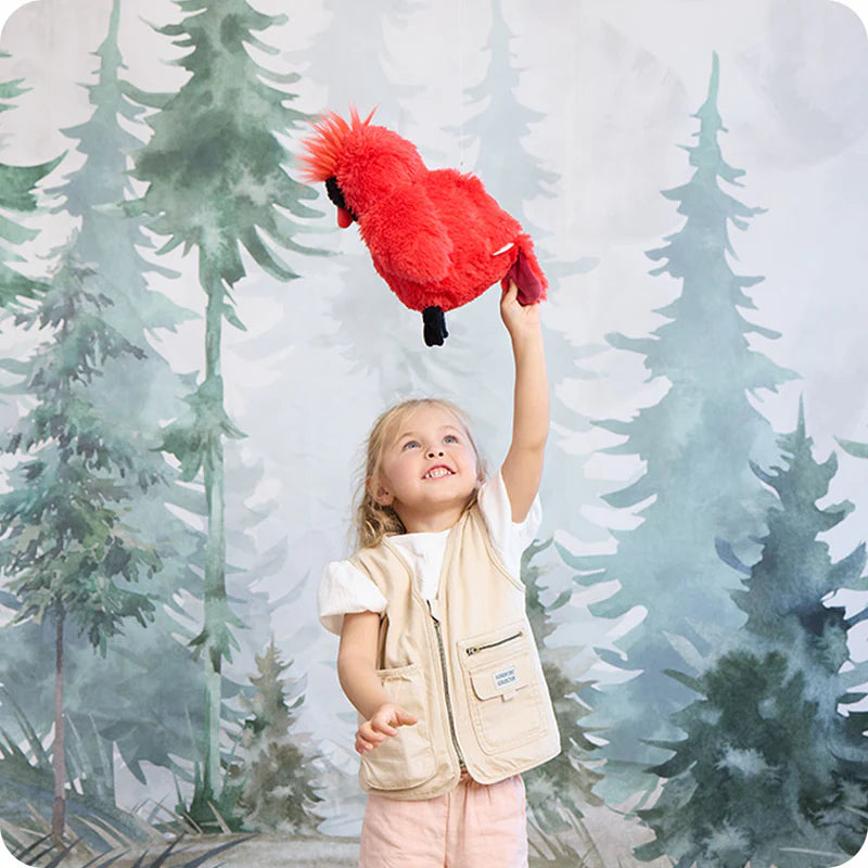 Cardinal Warmies Stuffed Animal Large Lavendar Scented