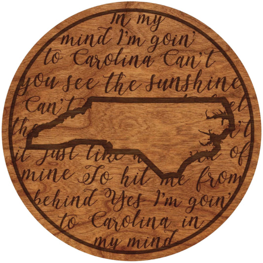 Carolina In My Mind Cherry Coaster