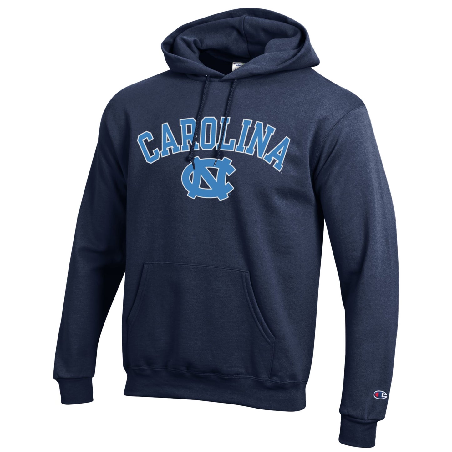 UNC Basic Navy Hoodie Sweatshirt by Champion