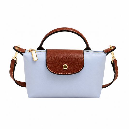 Light Blue Block Crossbody Bag - Main View - Sweetkama