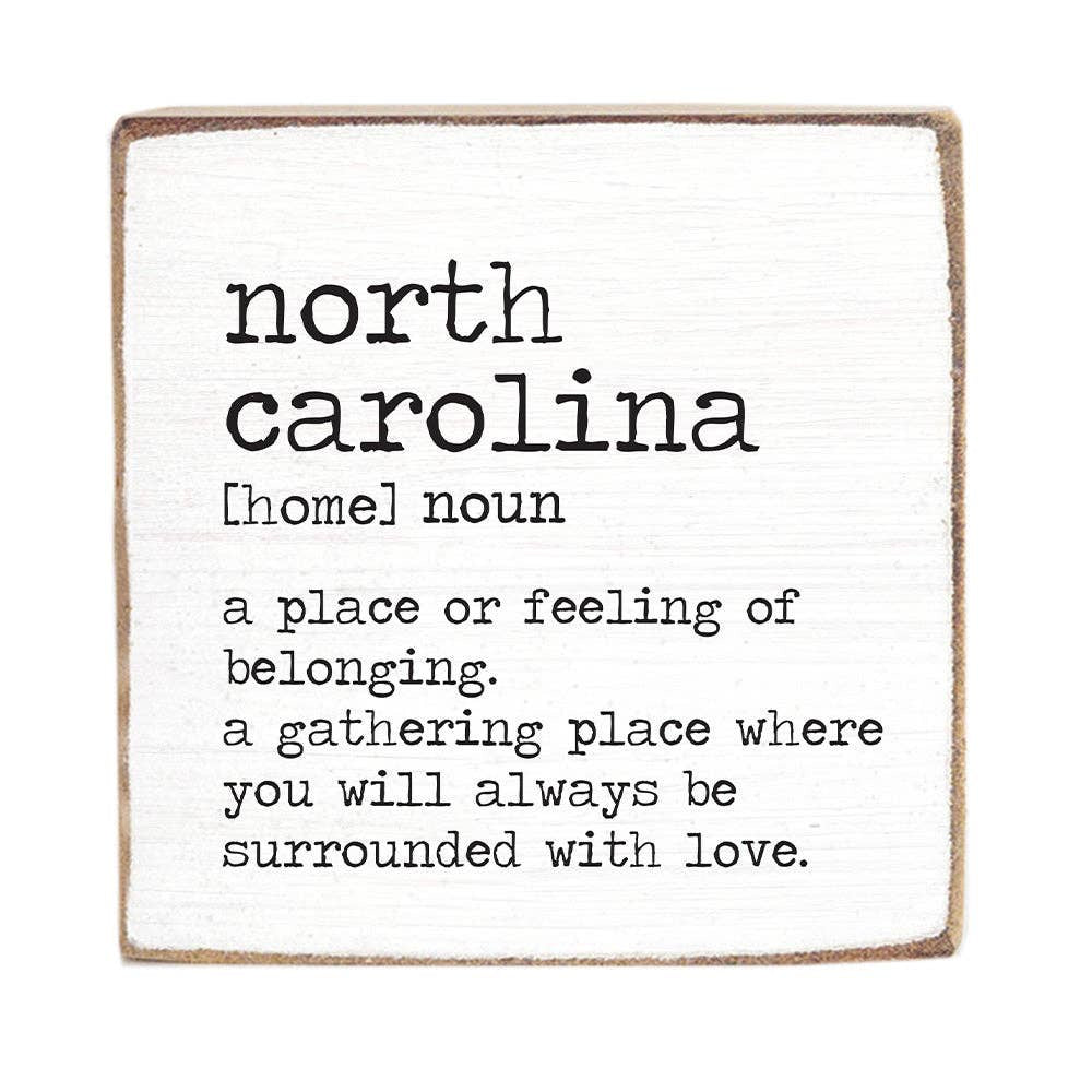 North Carolina Definition Block