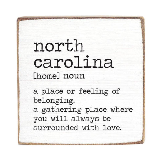 North Carolina Definition Block
