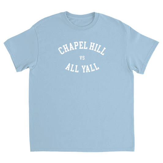 Chapel Hill vs All Yall Light Blue Kid's T-Shirt