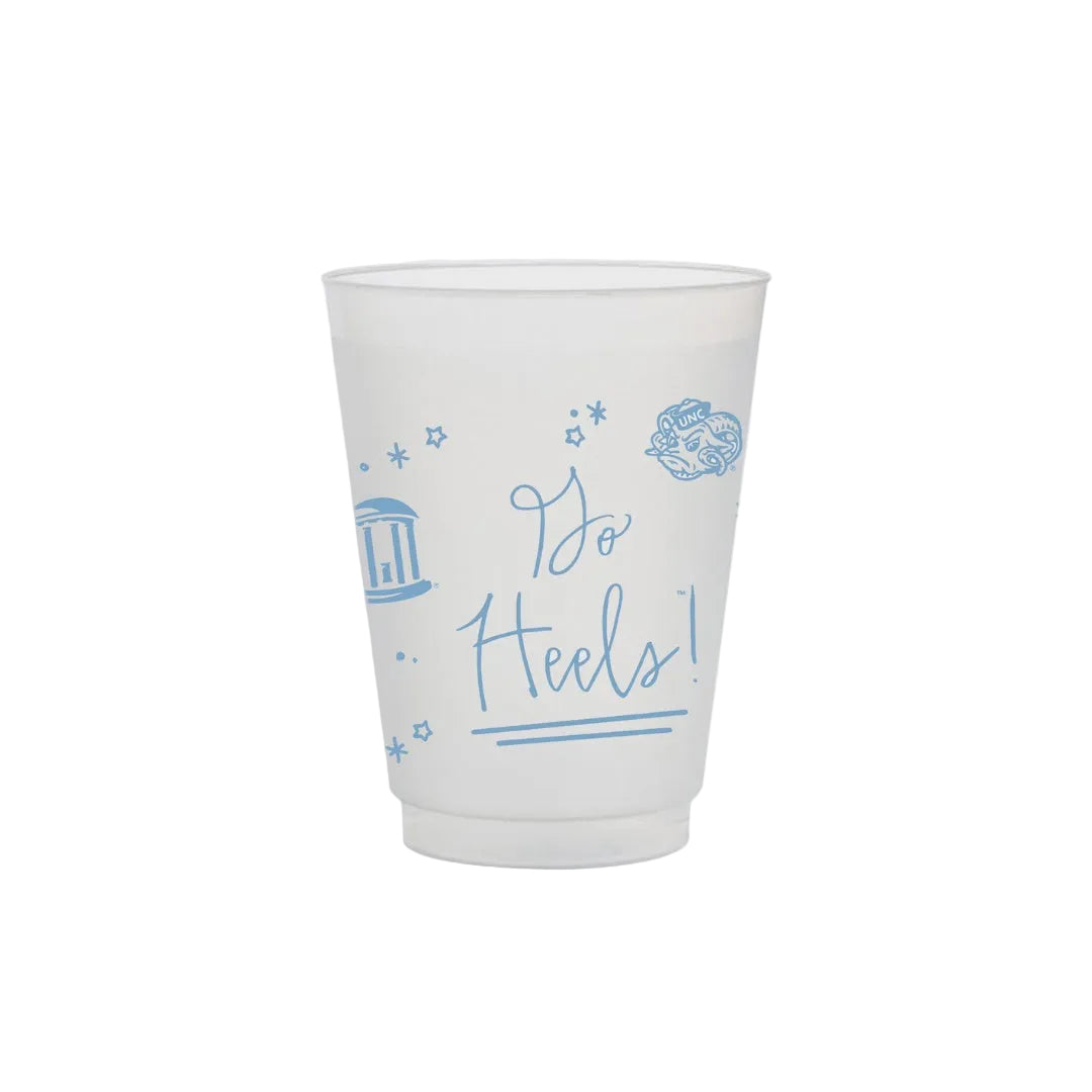 UNC Frosted Flex Party Cup 8 Pack - Main View - Valiant Gifts INC