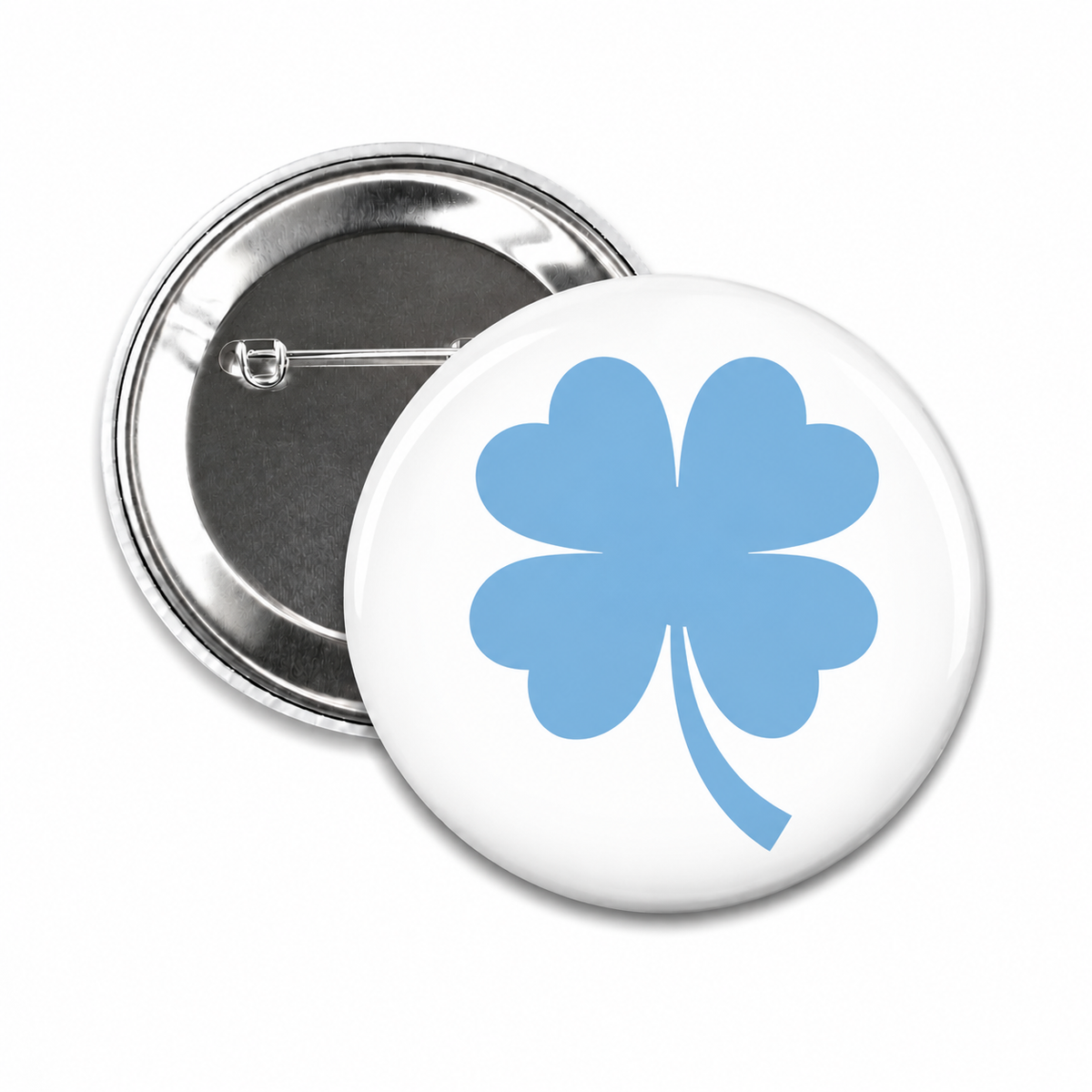 Clover Button Pin 2.25"