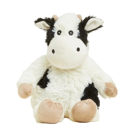 Black and White Cow Warmies Stuffed Animal Large Lavendar Scented