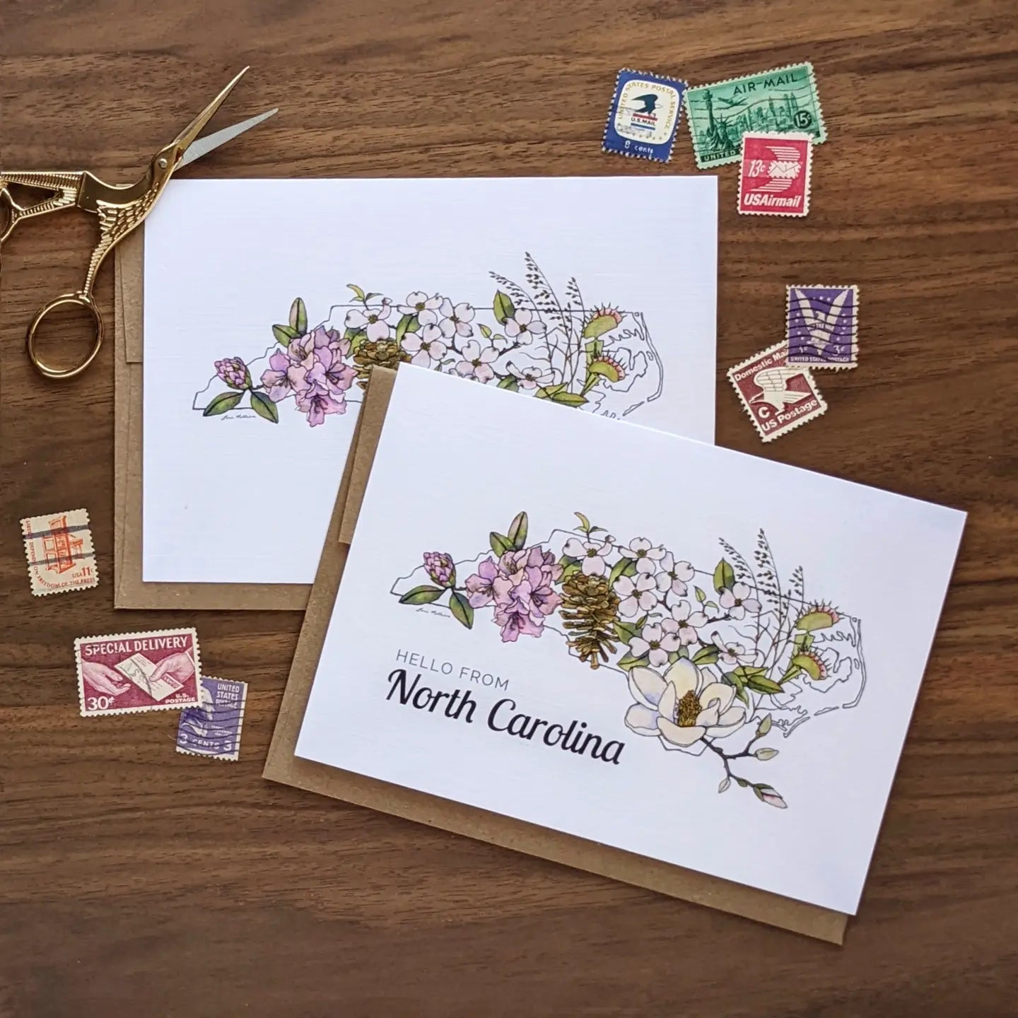 North Carolina Native Plants Notecard Set