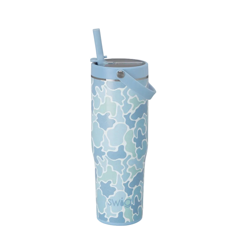 Saltwater Camo 30 oz To-Go Tumbler - Main View - Swig